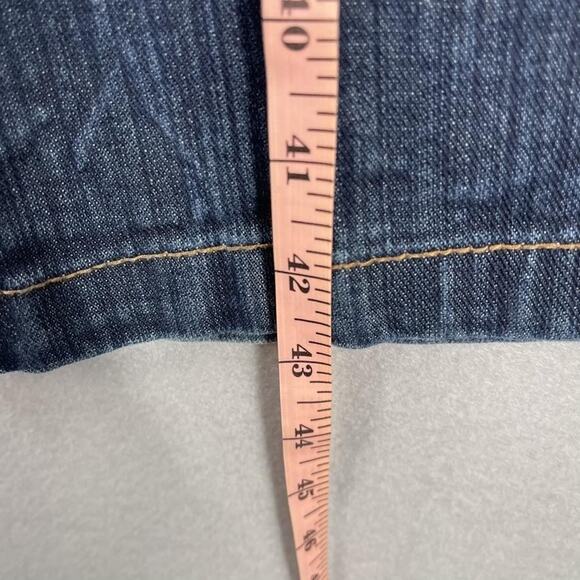 Mecca USA Jeans Mens 38x30 Blue Denim Relaxed Fit Hip Hop Streetwear Embroidered - Picture 8 of 16